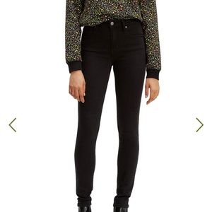 NWT!! LEVIS 721 High Rise Skinny Black Jean